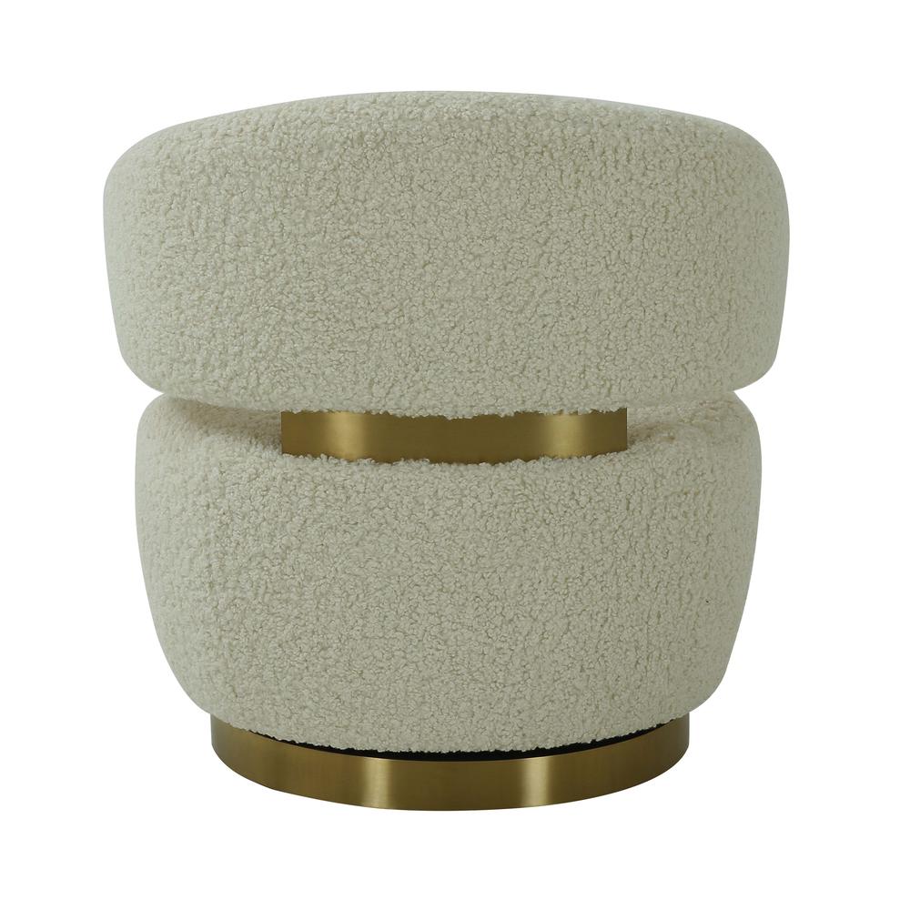 Austin Faux Shearling Chair. Picture 4