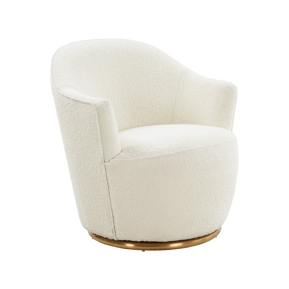 Skyla Boucle Swivel Chair. Picture 1