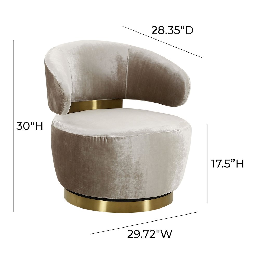 Austin Champagne Chair. Picture 6
