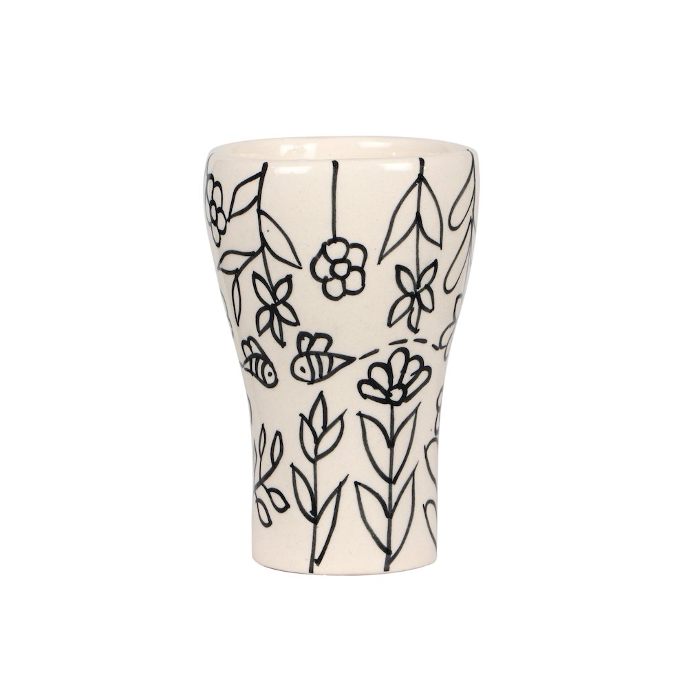 Velma 'Goofy' Ceramic Glasses - Set of 4. Picture 3