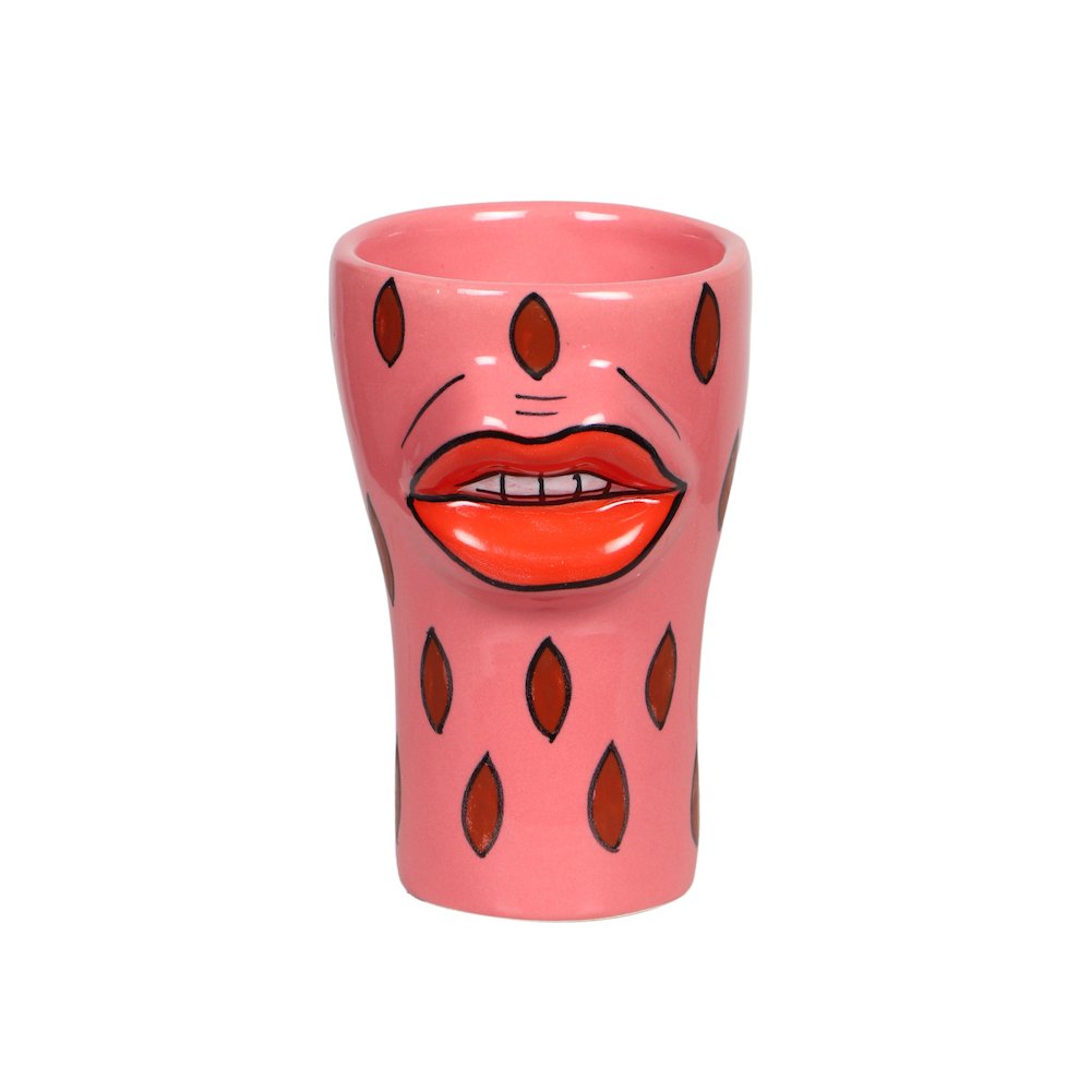 Velma 'Sultry' Ceramic Glasses - Set of 4. Picture 1
