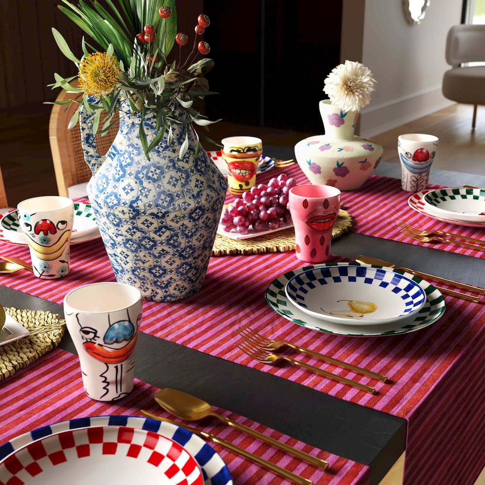 Velma Collection - Set of all 5 Ceramic Glasses. Picture 2