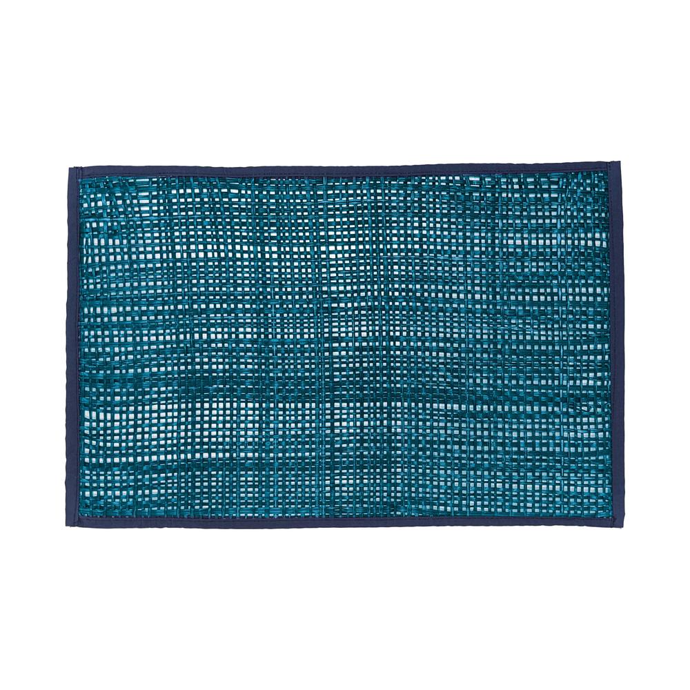 Peele Blue Seagrass Placemat - Set of 4. Picture 1