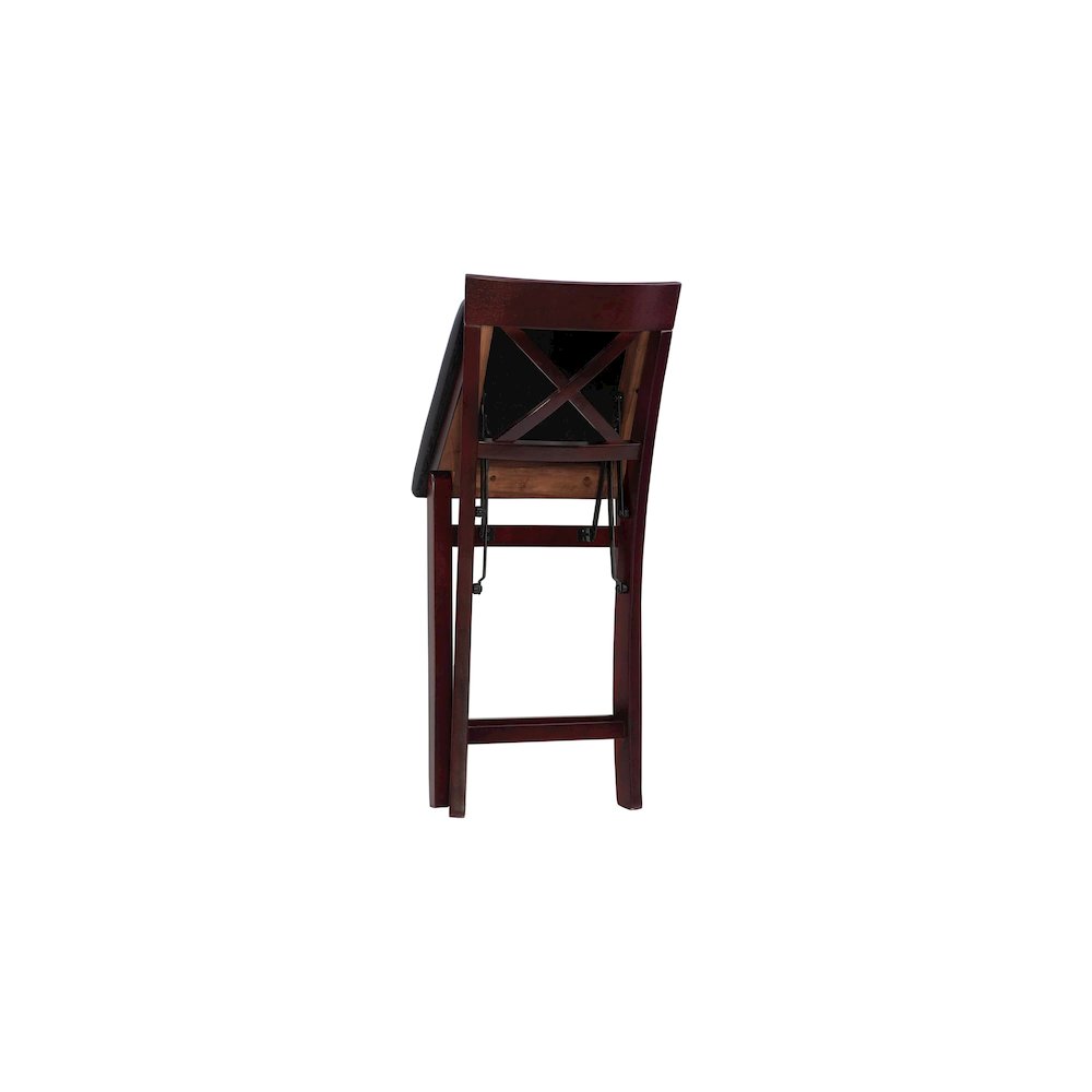 Triena 24 In X Back Folding Counter Stool. Picture 7