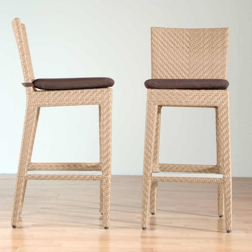 Panama Jack Austin Barstool with Cushion. Picture 1