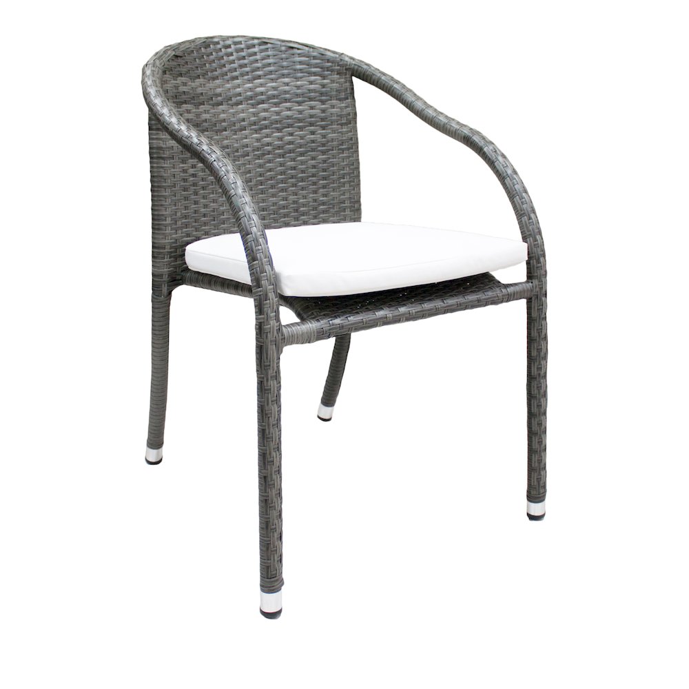 Ultra Stackable Woven Armchair. Picture 3