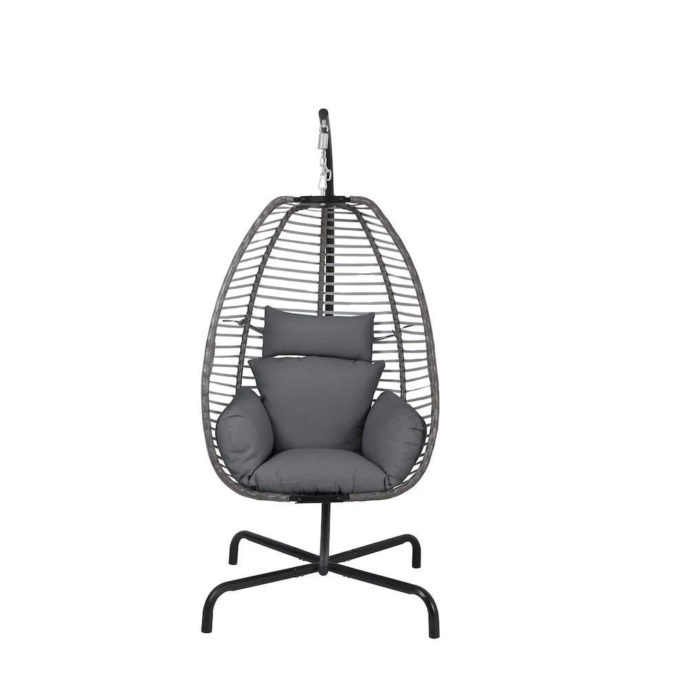 Spectrum Hanging Chair with Stand. Picture 1