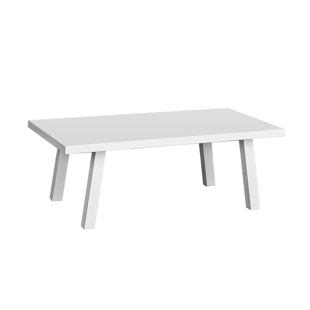Panama Jack Mykonos Coffee Table with Glass. Picture 1