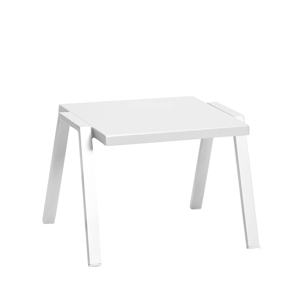 Panama Jack Mykonos End Table with Glass. Picture 1