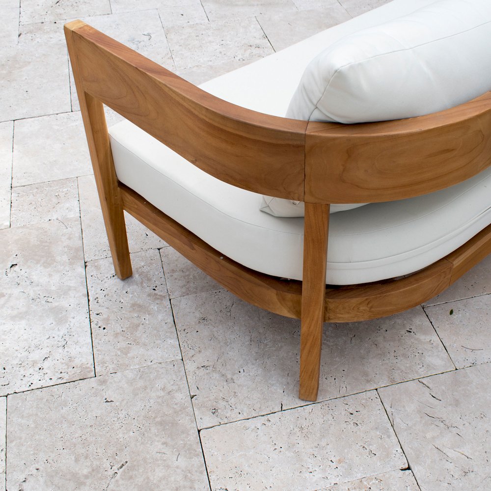 Panama Jack Bali Teak Sofa. Picture 3