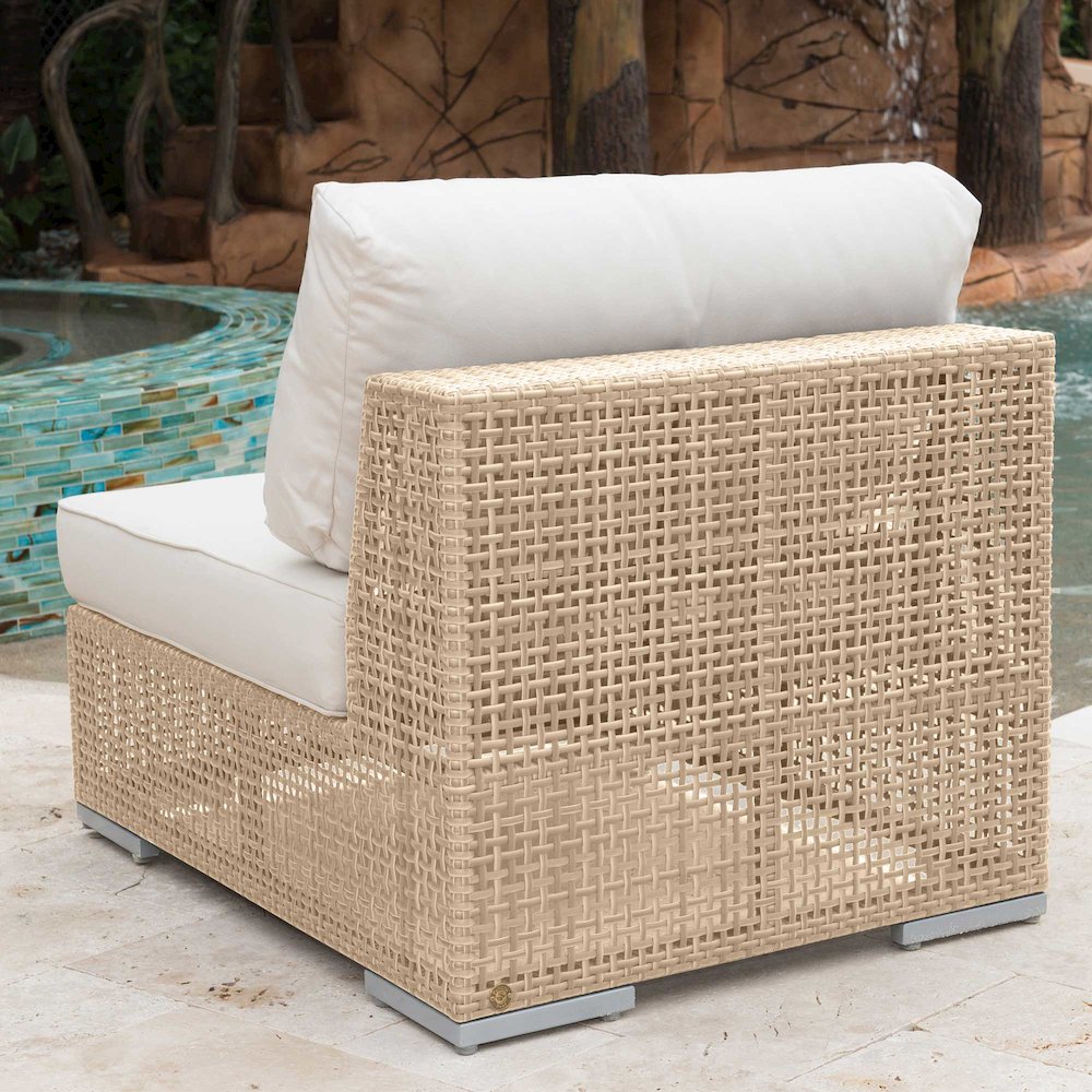 Panama Jack Austin Modular Armless Chair. Picture 2