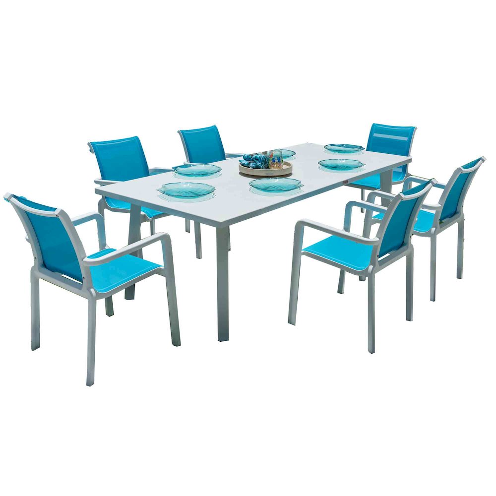 Panama Jack Abaco 7-Piece Dining Set. Picture 1