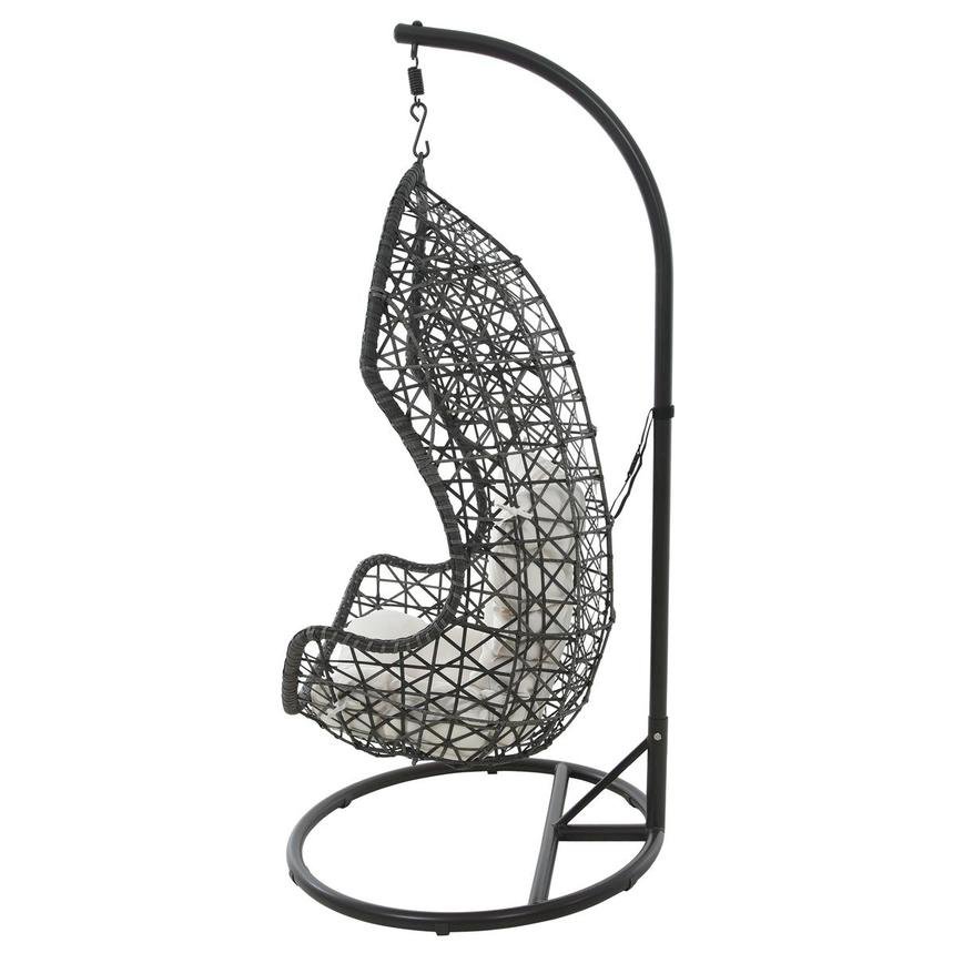 Panama Jack Hanging Chair w/Metal Stand & Cushions. Picture 2