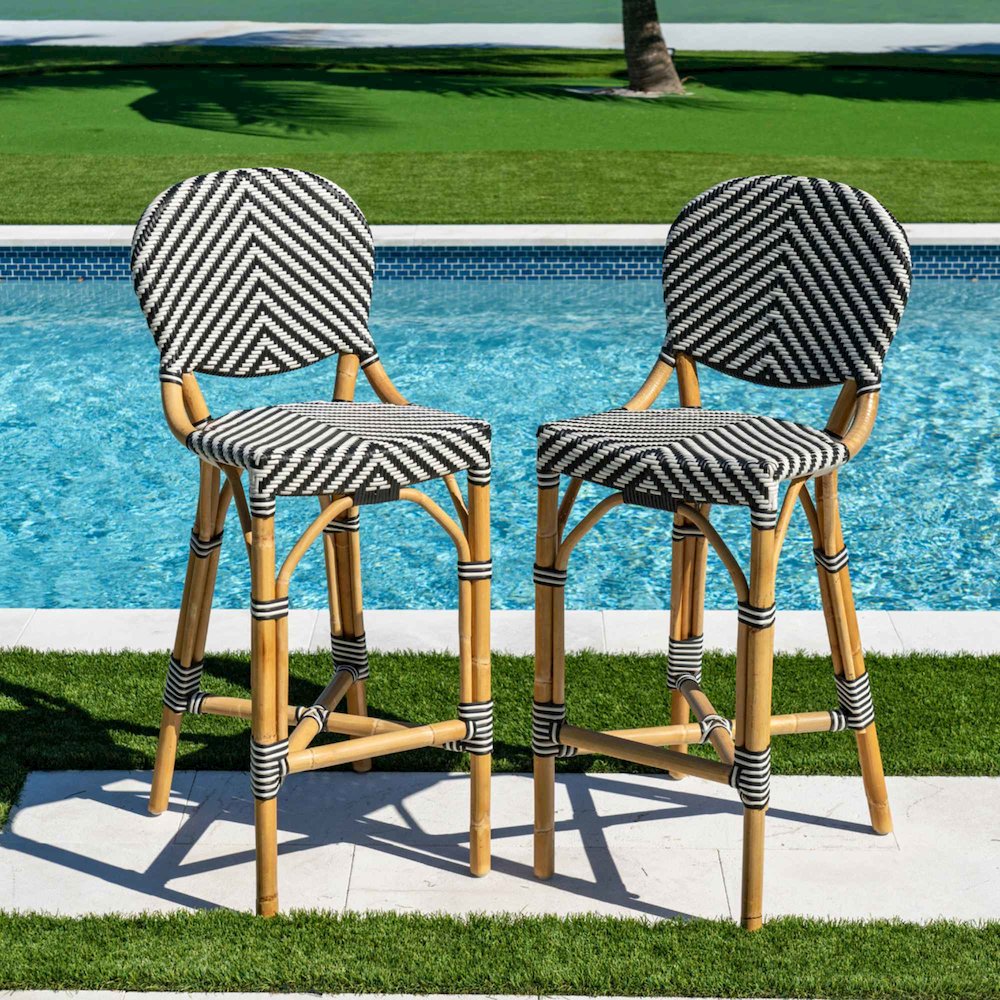 Panama Jack Set 2 Nerea Counter Stools. Picture 2
