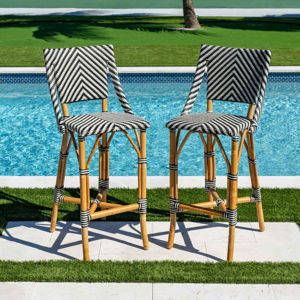 Panama Jack Set 2 Paige Bar Stools. Picture 2