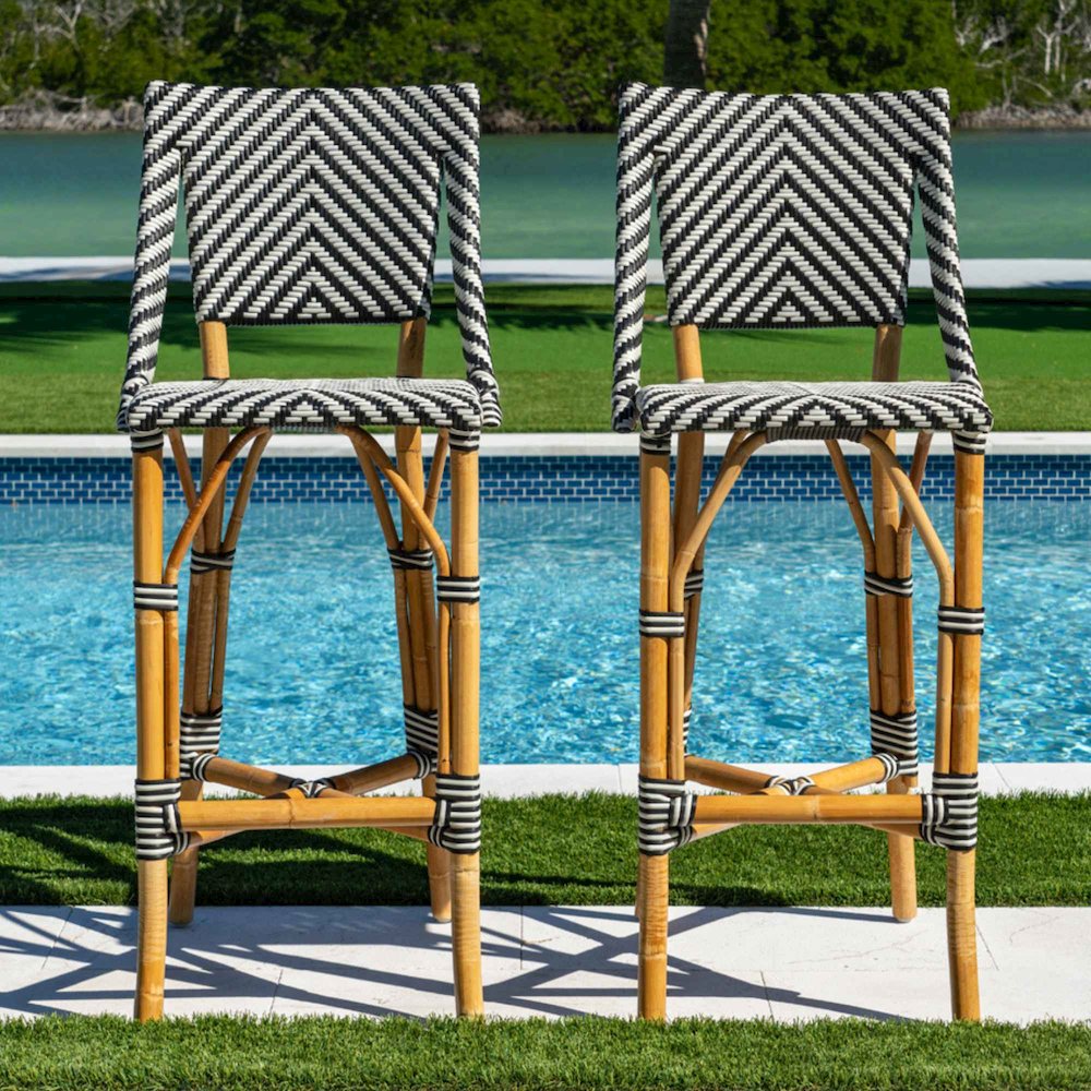 Panama Jack Set 2 Paige Bar Stools. Picture 3