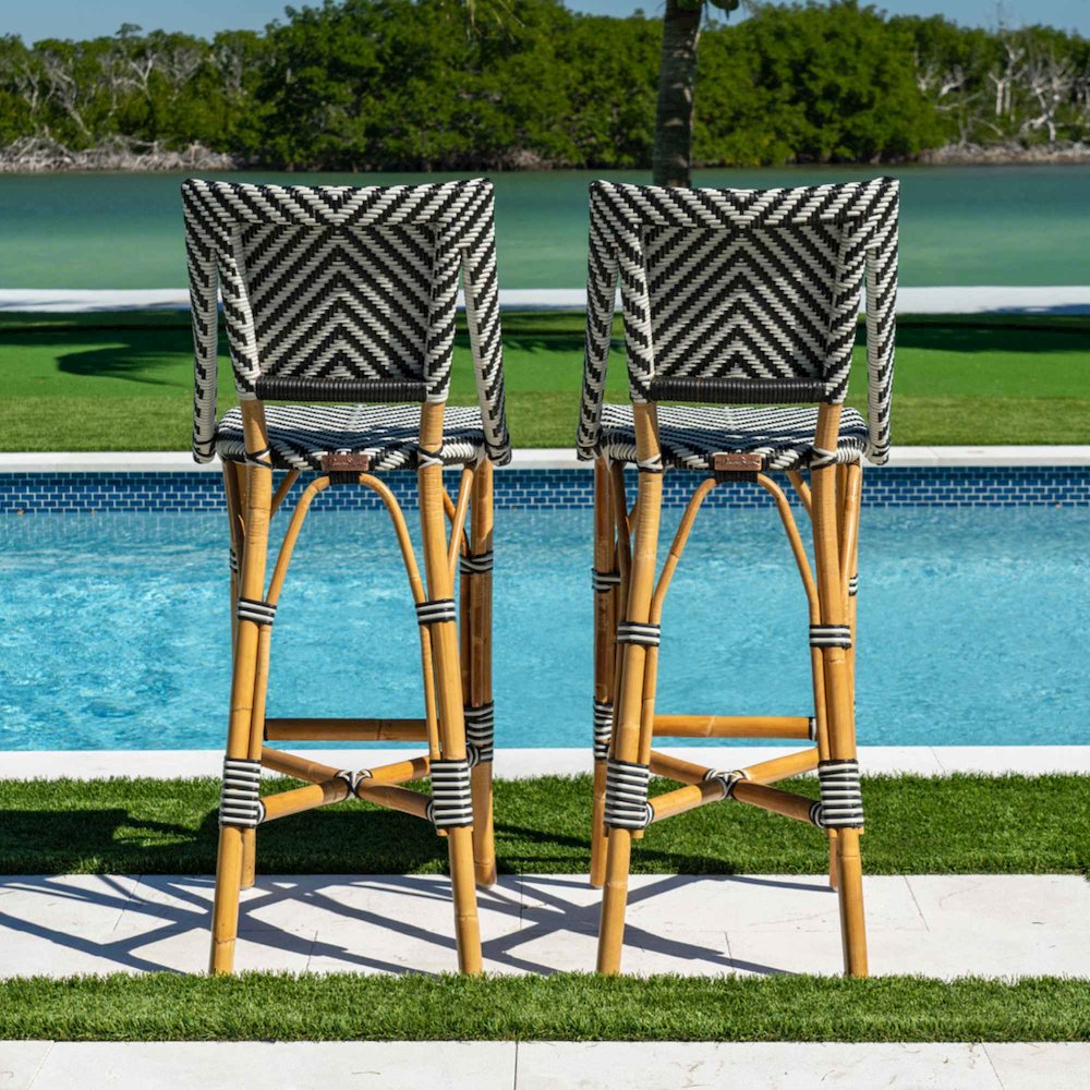 Panama Jack Set 2 Paige Bar Stools. Picture 5