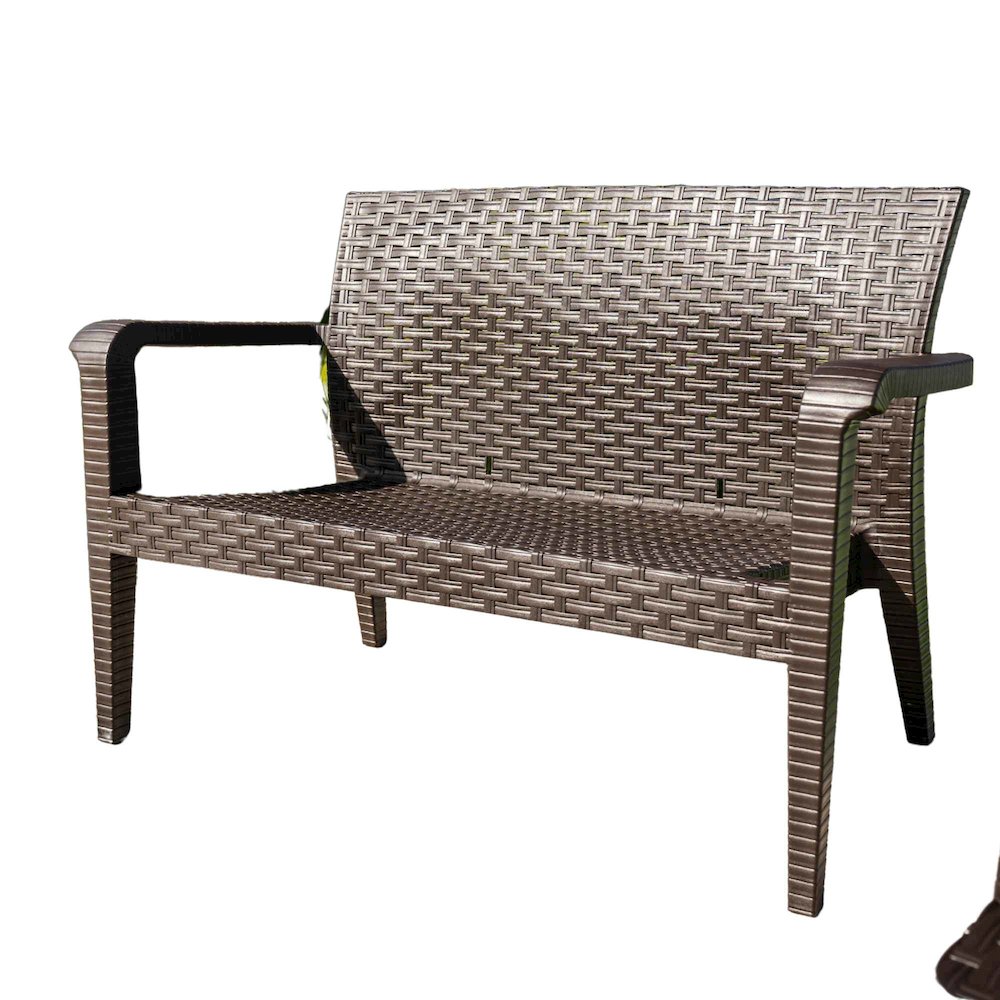 Alaska 4-Piece Seating Set - Brown. Picture 4