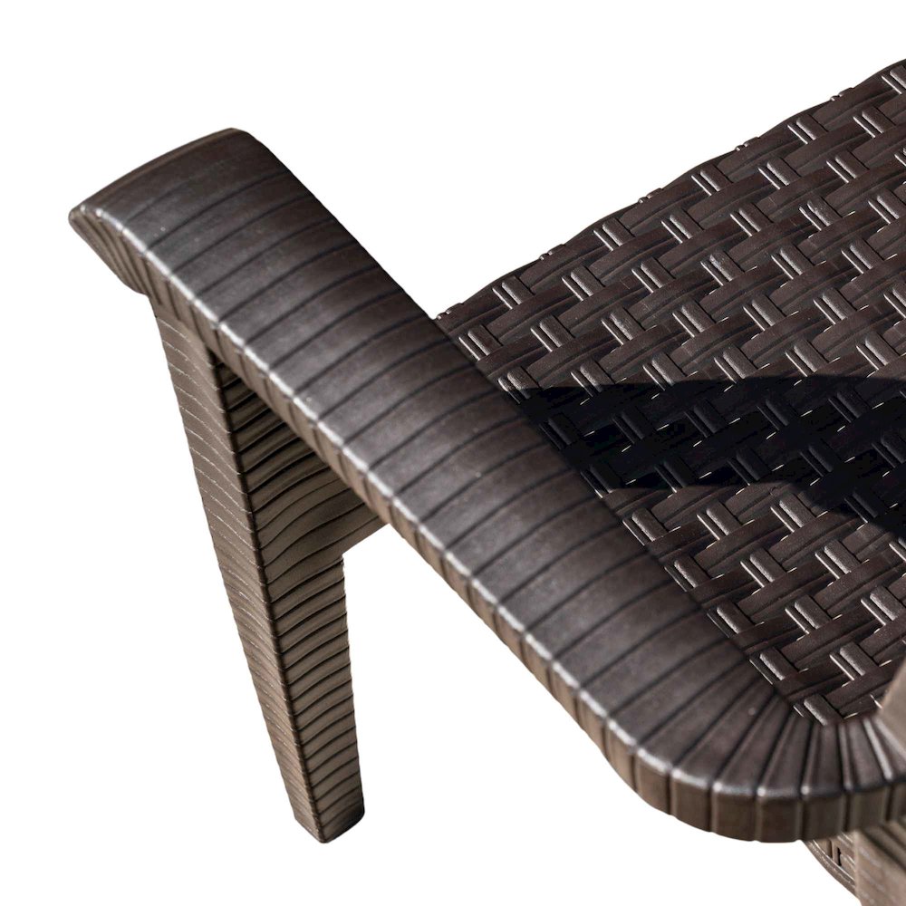 Alaska 4-Piece Seating Set - Brown. Picture 8