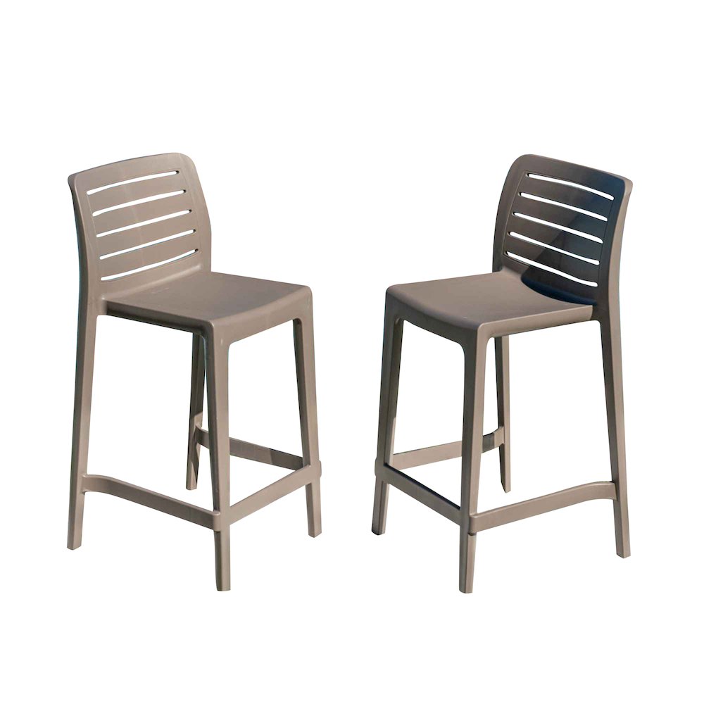 Leva Set of 2 Barstools - Cappucino. Picture 7