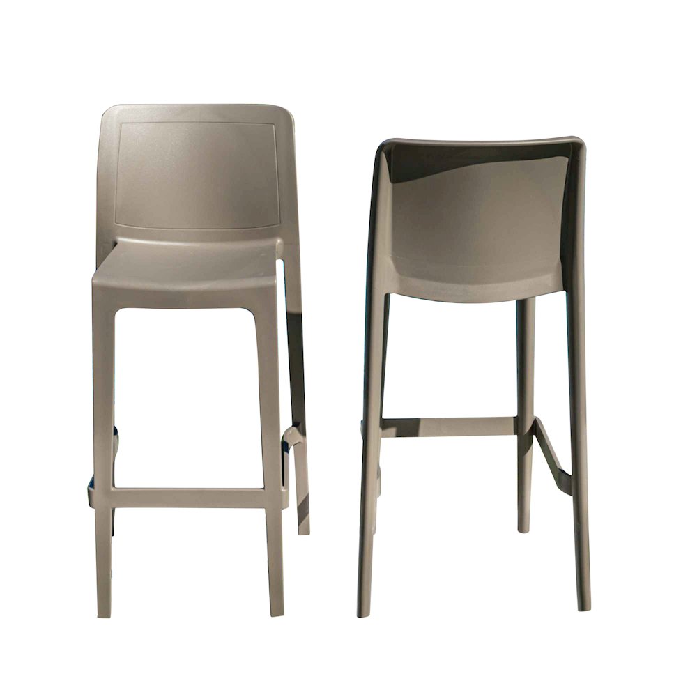 Luna Set of 2 Barstools - Cappuccino. Picture 9