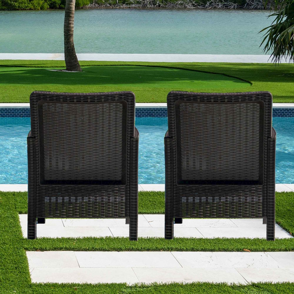 Nova Set of 2 Lounge Chairs Cushion. Picture 3