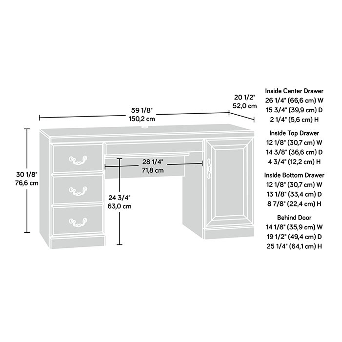 Heritage Hill Computer Credenza Cc. Picture 5