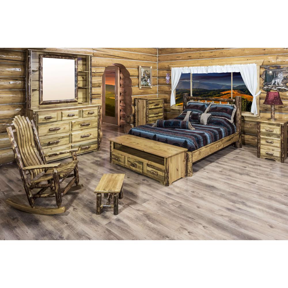 Glacier Country Collection Full Platform Bed. Picture 7