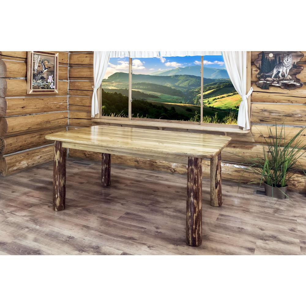 Glacier Country Collection 4 Post Dining Table. Picture 6