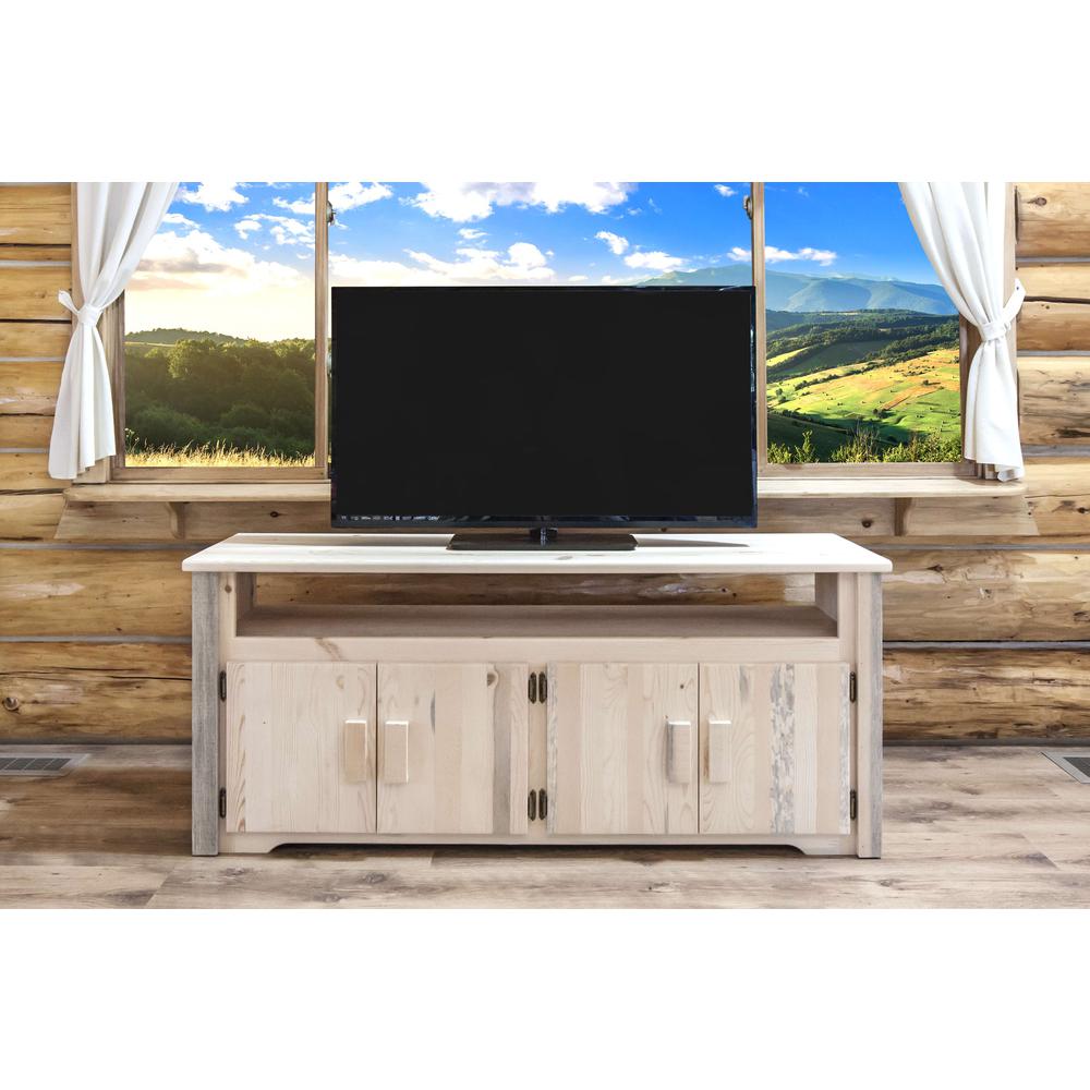 Homestead Collection Television Stand, Ready to Finish. Picture 5