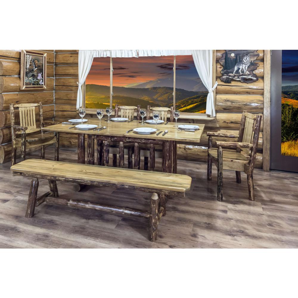 Glacier Country Collection Plank Style Bench, 6 Foot. Picture 5