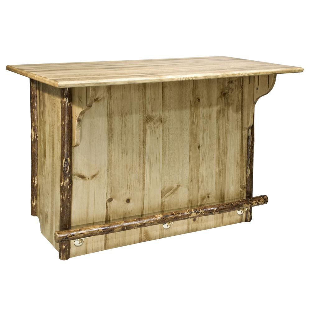 Glacier Country Collection Bar with Foot Rail. Picture 1