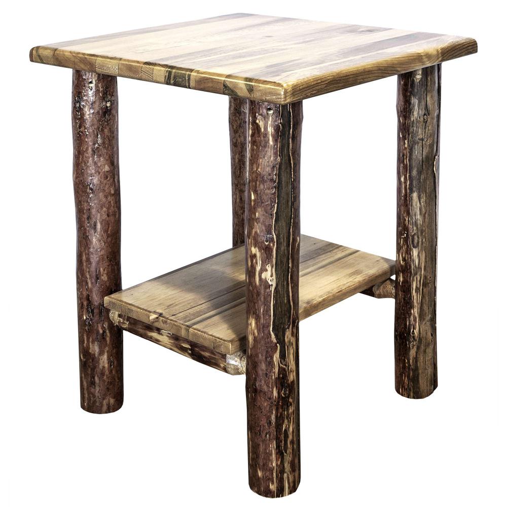 Glacier Country Collection Nightstand with Shelf. Picture 3