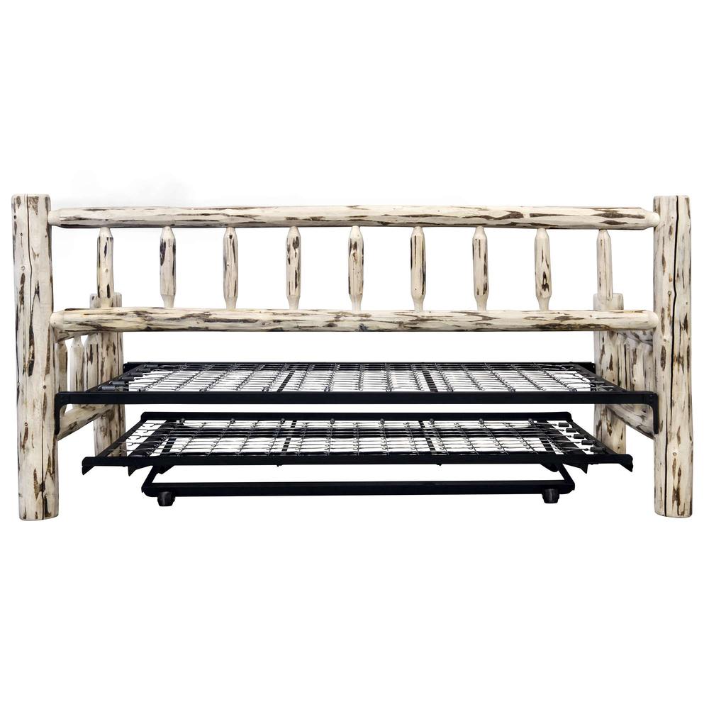 Montana Collection Day Bed w/ Pop Up Trundle Bed, Ready to Finish. Picture 6