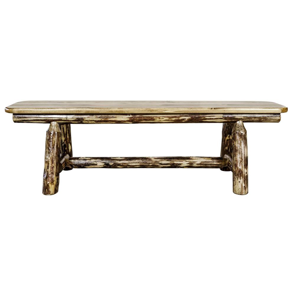 Glacier Country Collection Plank Style Bench, 5 Foot. Picture 2