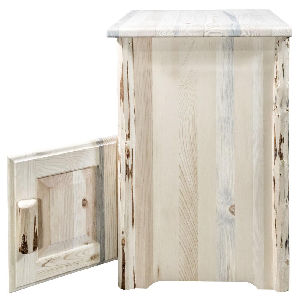 Montana Collection End Table w/ Door, Right Hinged, Ready to Finish. Picture 3