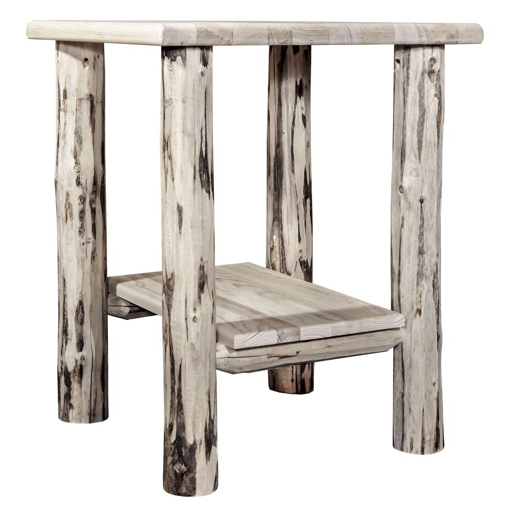 Montana Collection Nightstand with Shelf, Ready to Finish. Picture 1