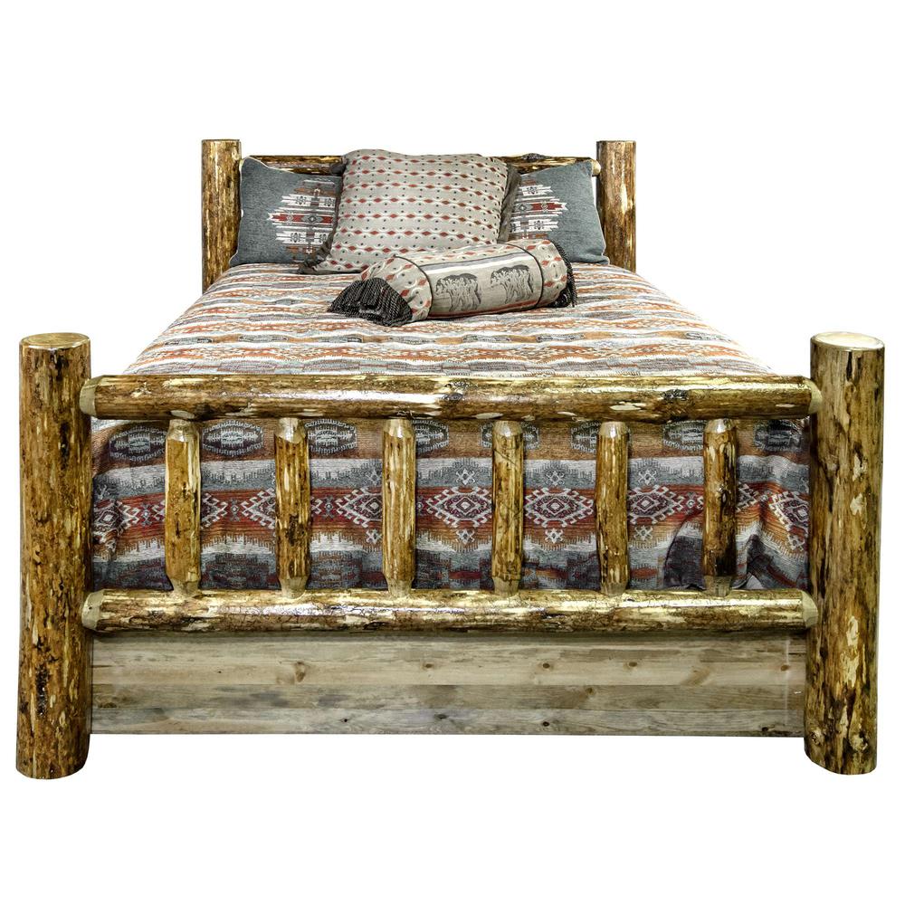 Glacier Country Collection California King Bed w/ Storage. Picture 2