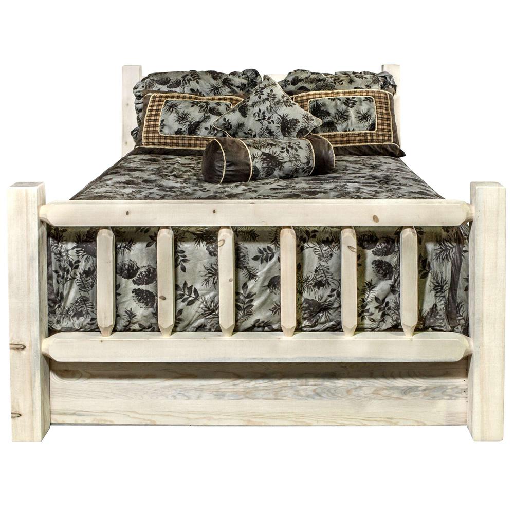 Homestead Collection Twin Bed w/ Storage, Ready to Finish. Picture 2