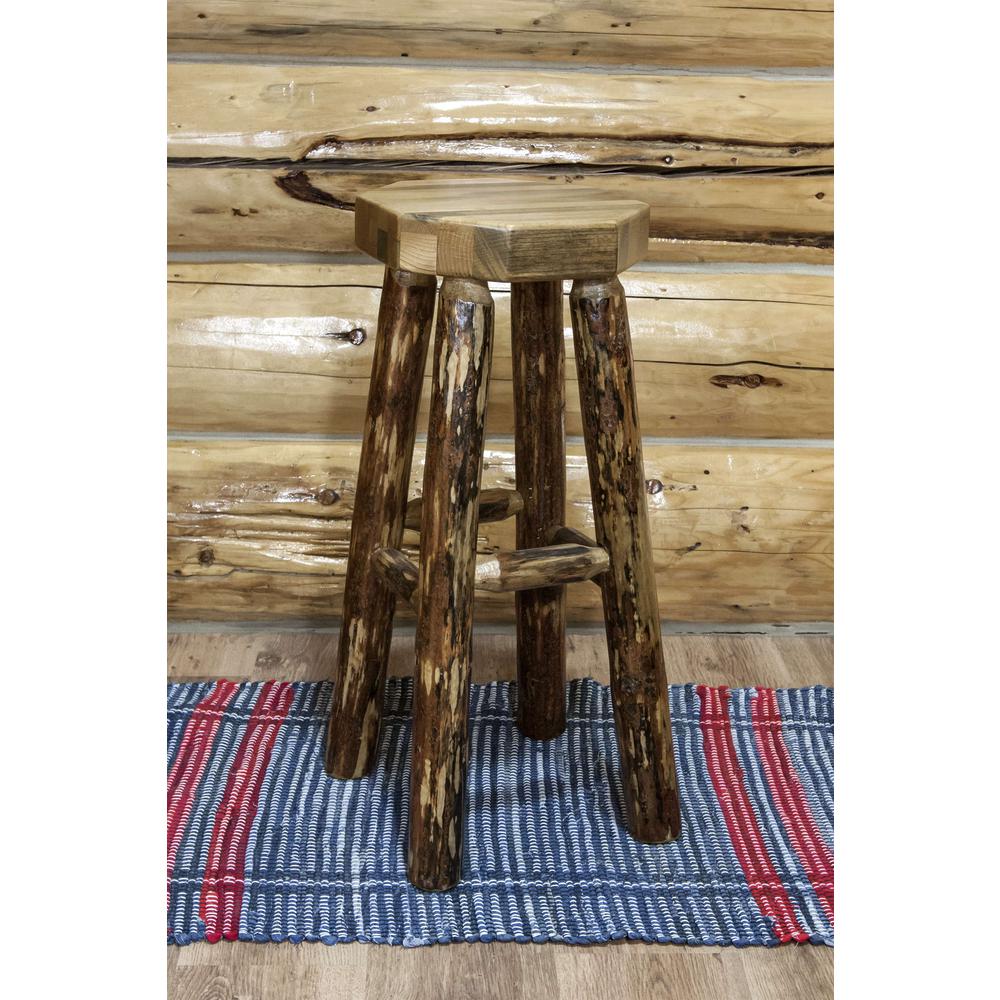 Glacier Country Collection Backless Barstool. Picture 3