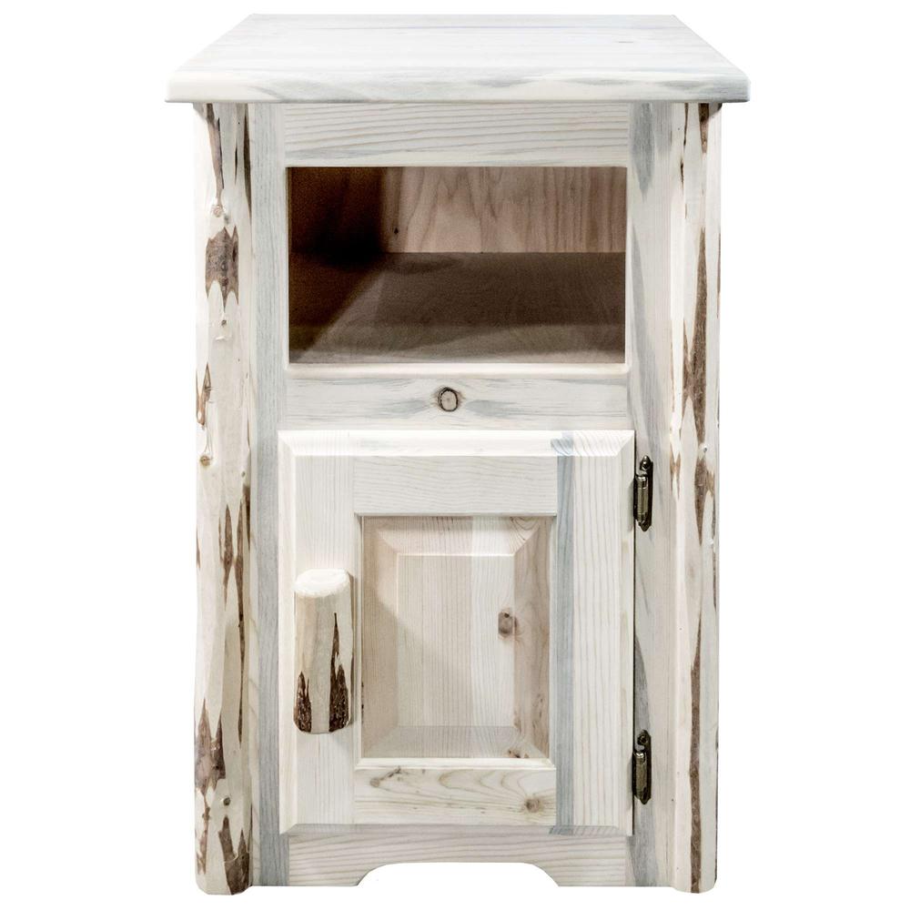 Montana Collection End Table w/ Door, Right Hinged, Ready to Finish. Picture 2