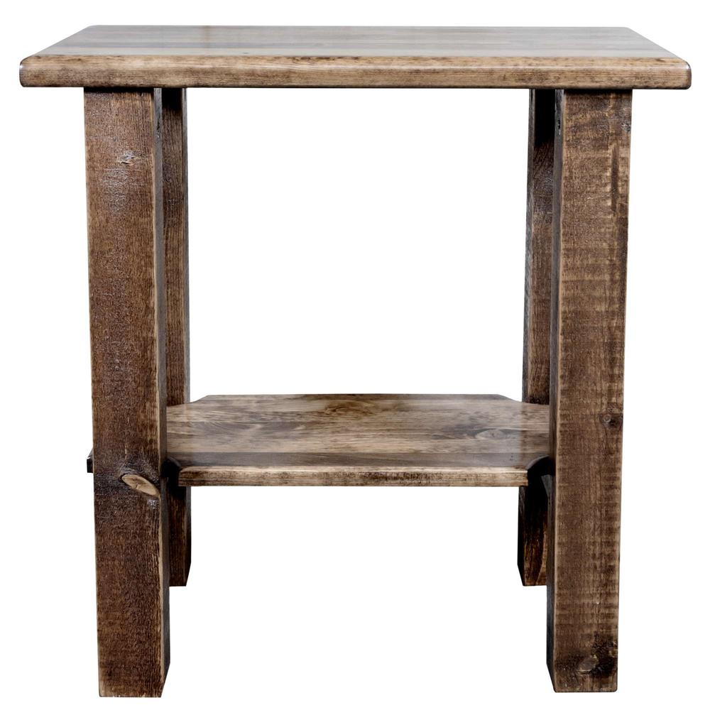 Homestead Collection Chairside Table, Stain & Lacquer Finish. Picture 3