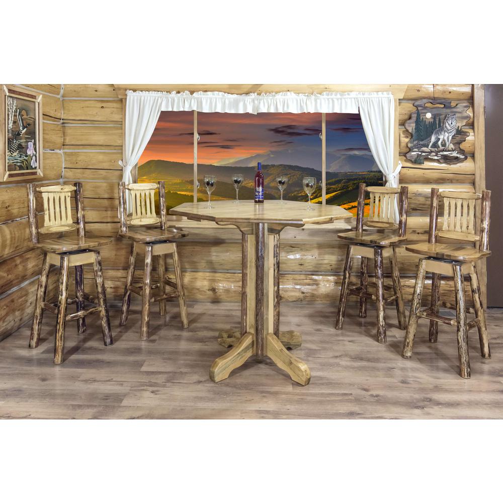 Glacier Country Collection Pub Table. Picture 2