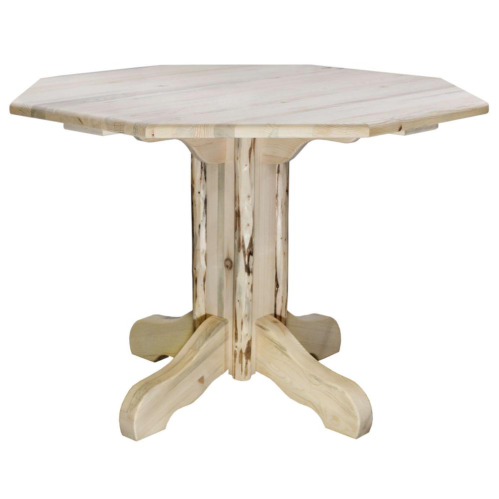 Montana Collection Center Pedestal Table, Ready to Finish. Picture 1