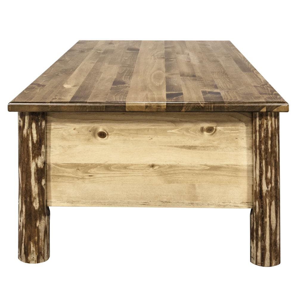Glacier Country Collection Large Coffee Table w/ 6 Drawers. Picture 5