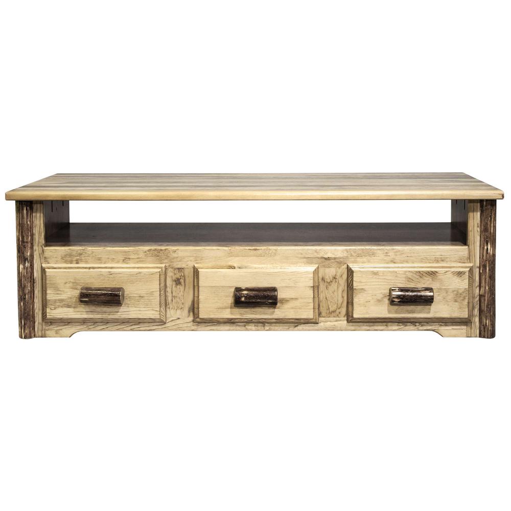 Glacier Country Collection Sitting Chest/Entertainment Center. Picture 3