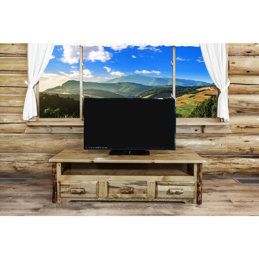 Glacier Country Collection Sitting Chest/Entertainment Center. Picture 6