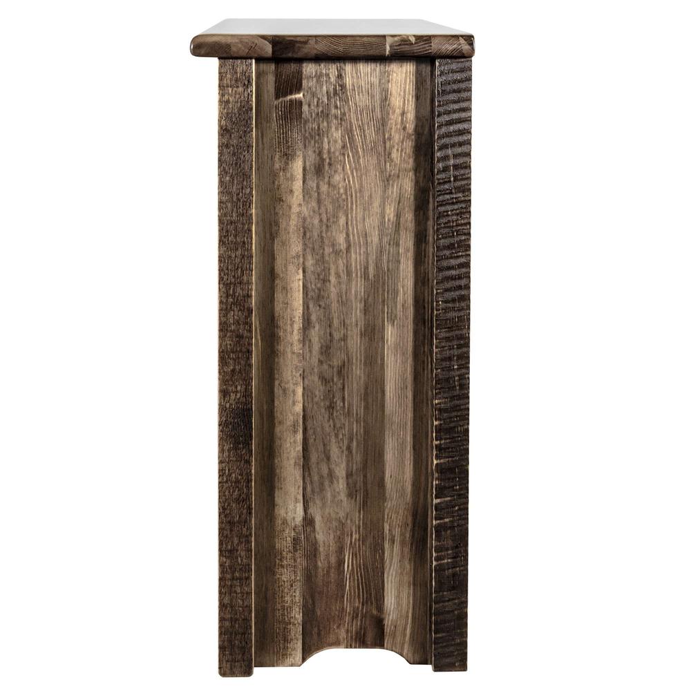 Homestead Collection Accent Cabinet, Right Hinged, Stain & Clear Lacquer Finish. Picture 5