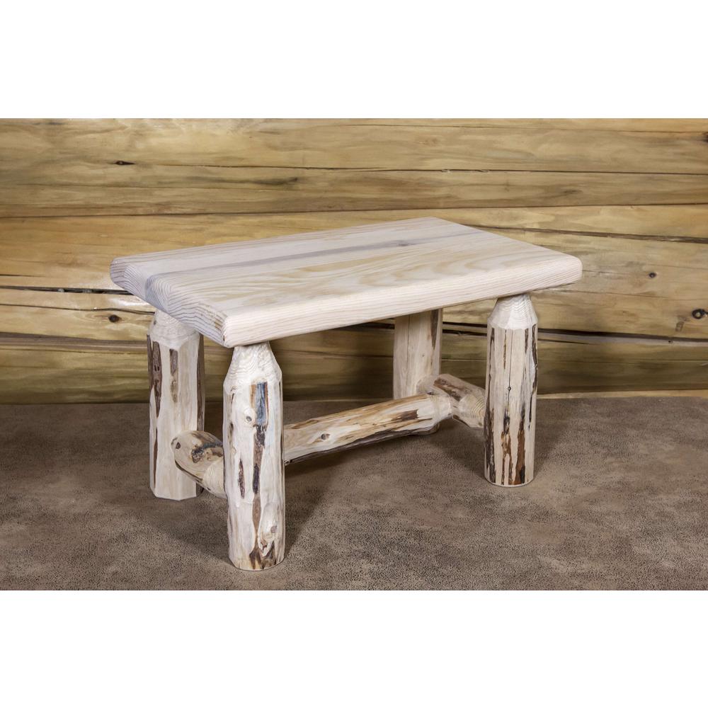 Montana Collection Footstool, Ready to Finish. Picture 4