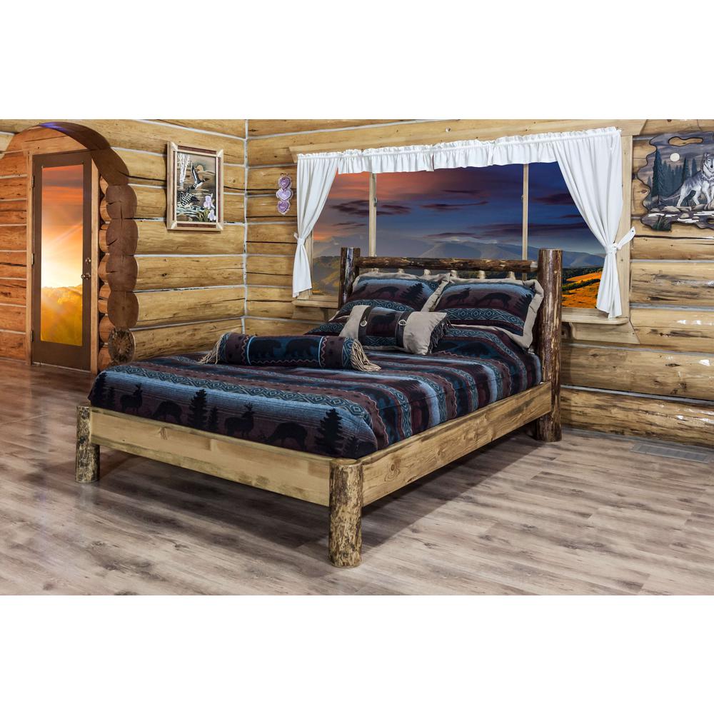 Glacier Country Collection Full Platform Bed. Picture 6